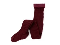 MP strømpebukser bomuld wine red